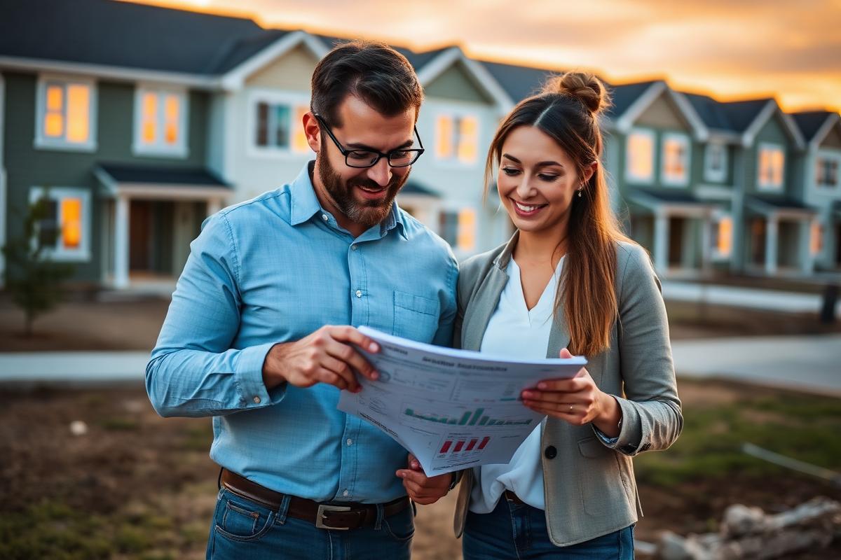 Investors reviewing a property analysis